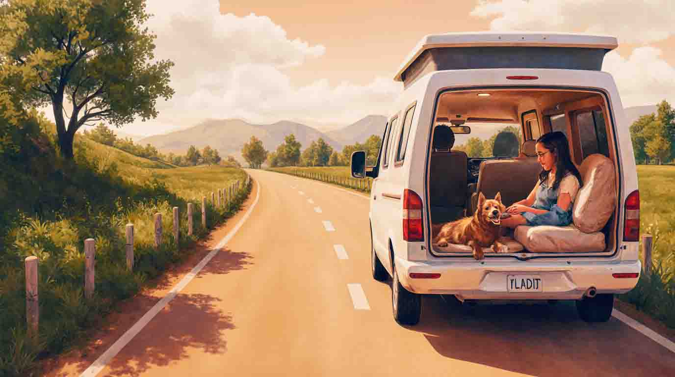 Voyager avec un animal en camping-car
