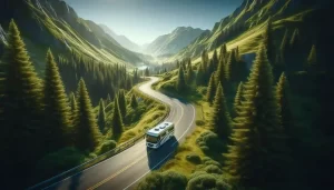 Manœuvres camping-car longue taille